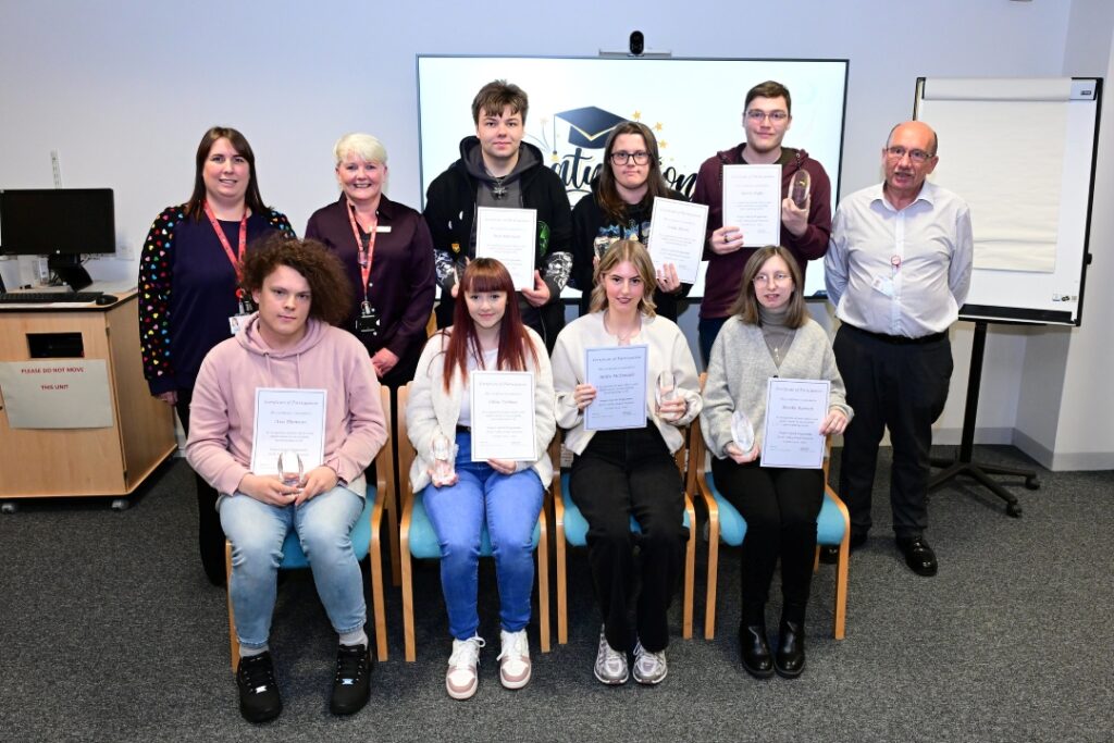 The Project SEARCH graduates who have completed the supported internship programme.